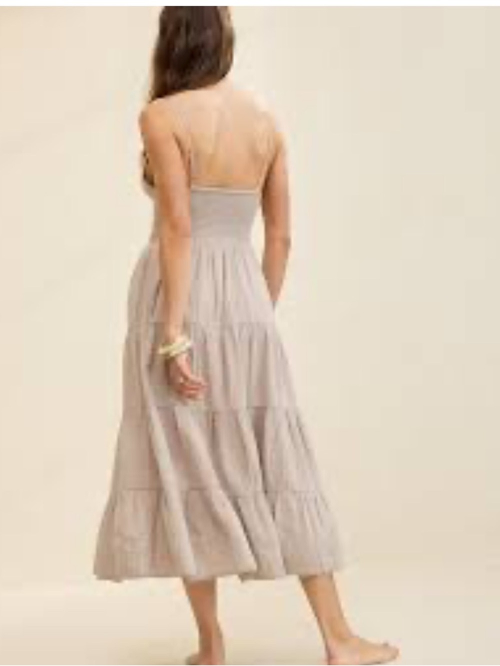 aerie Lace Mix Midaxi Stone Harbor  Dress - Picture 6 of 6